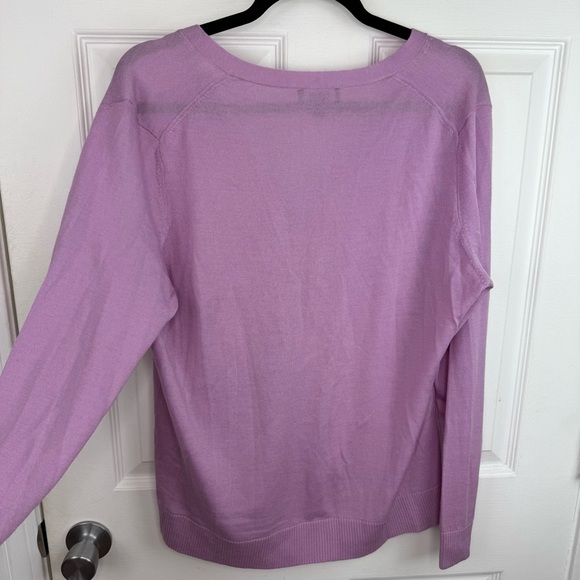 Lord & Taylor Lavender Sweater XL - Picture 5 of 6